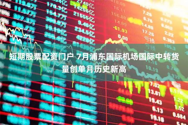 短期股票配资门户 7月浦东国际机场国际中转货量创单月历史新高